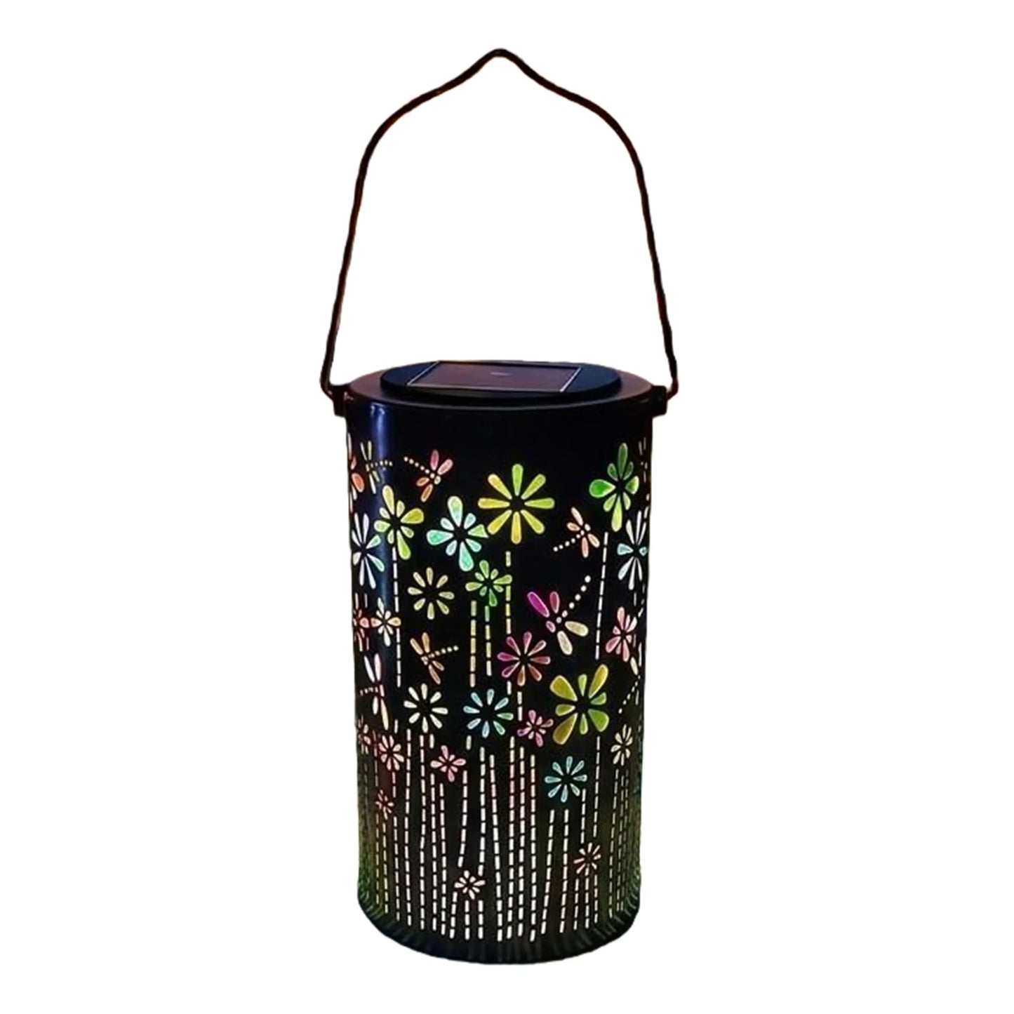 Solar Colorful Butterfly Flower Garden Lantern Light | RTONTR