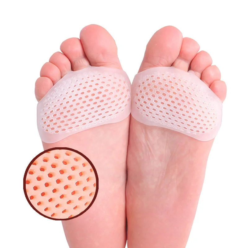 Silicone Metatarsal Pads Toe Separators – 2pcs Forefoot Cushions