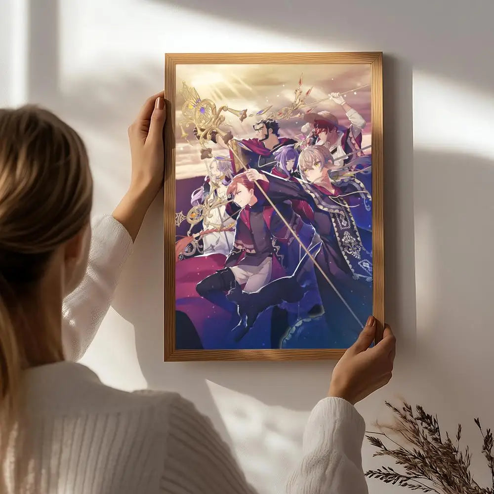 The Silent Witch's Secret Poster – HD Waterproof Wall Art Wall Art Poster Peaceful Pleasures Health and Wellness White6 40X50cmNoframe