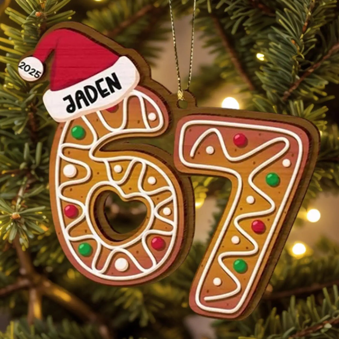 67 Shaped Wooden Christmas Tree Ornaments – Craft Pendants Set