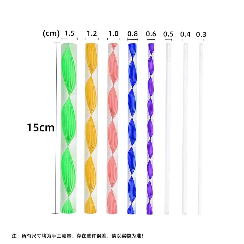 8pcs/lot DIY Acrylic Stick Mandala Dotting Tools Rocks Painting Dotting Tool Carving Pottery Clay Nail Stamp Nail Art Craft Peaceful Pleasures Health and Wellness
