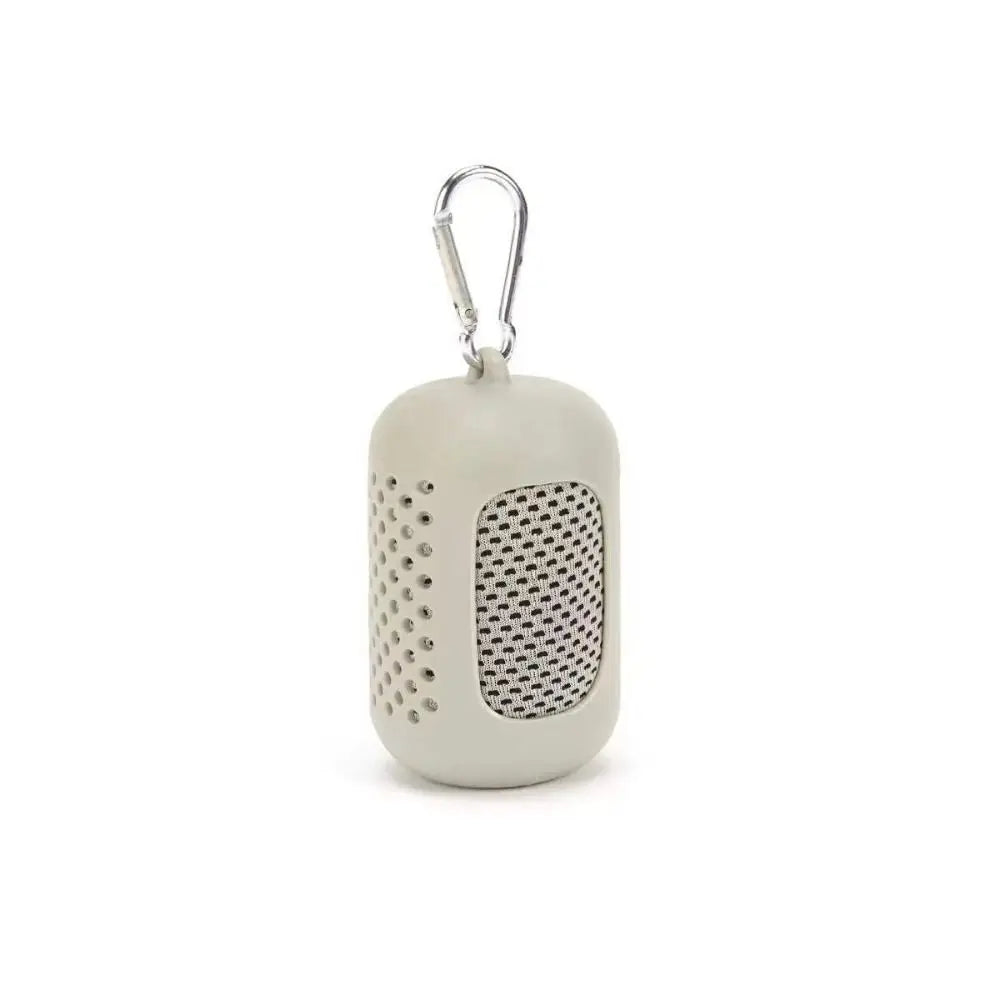 Mini Quick Dry Fitness Cool Towel Portable Microfiber Silica Gel Sports Quick Dry Cool Towel Towel Silicone Bag Sports Peaceful Pleasures Health and Wellness Grey