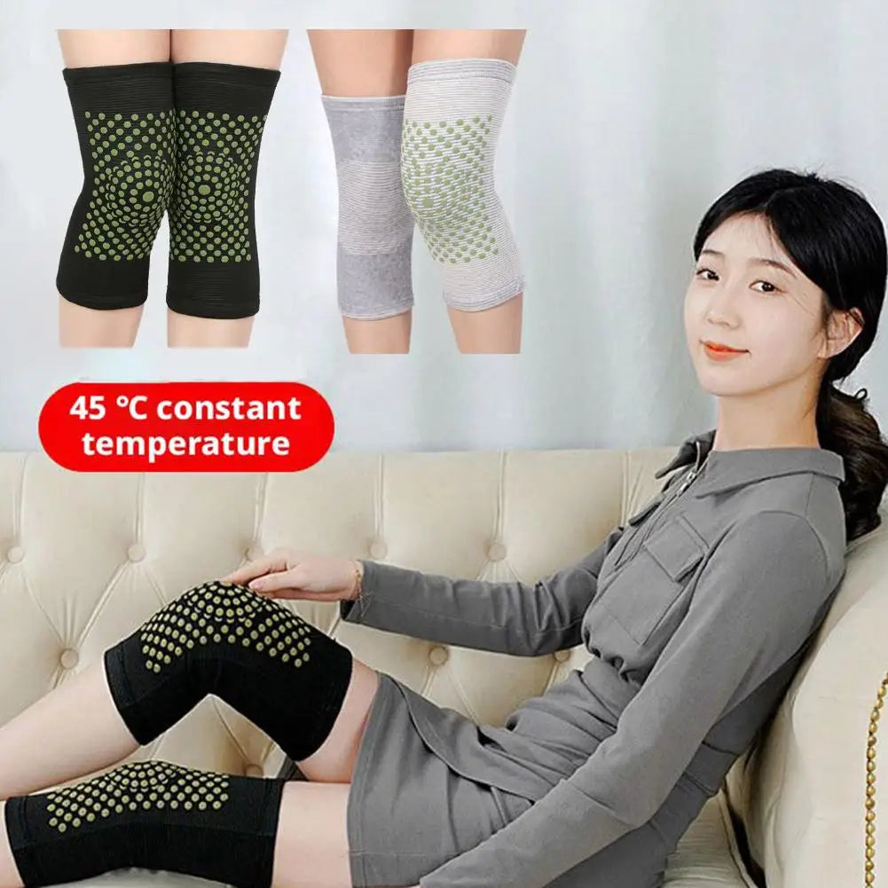 Self-Heating Wormwood Knee Compression Sleeve – 1 Pair Knee Compression Sleeve Peaceful Pleasures Health and Wellness