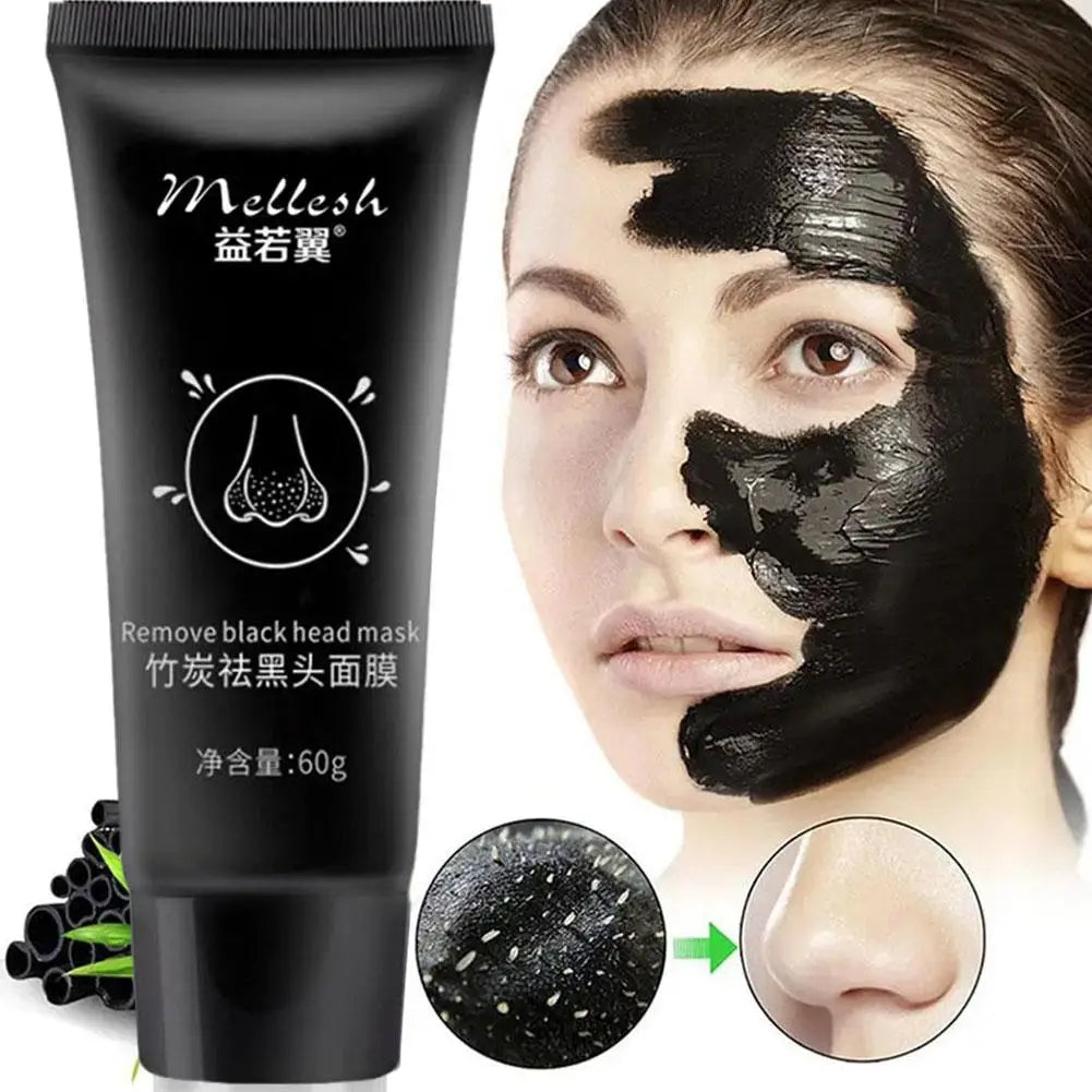 Bamboo Charcoal Blackhead Removal Peel Mask – 60g Deep Pore Cleanse Peaceful Pleasures Health and Wellness