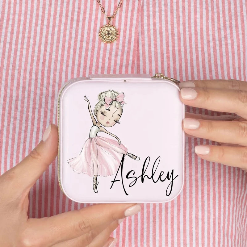 Personalized Princess Ballerina Jewelry Box | Custom Girl Gift Personalized Jewelry Box Peaceful Pleasures Health and Wellness