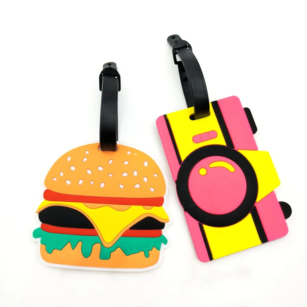 Ice Cream Luggage Tags – Cute Silicone Travel ID Labels