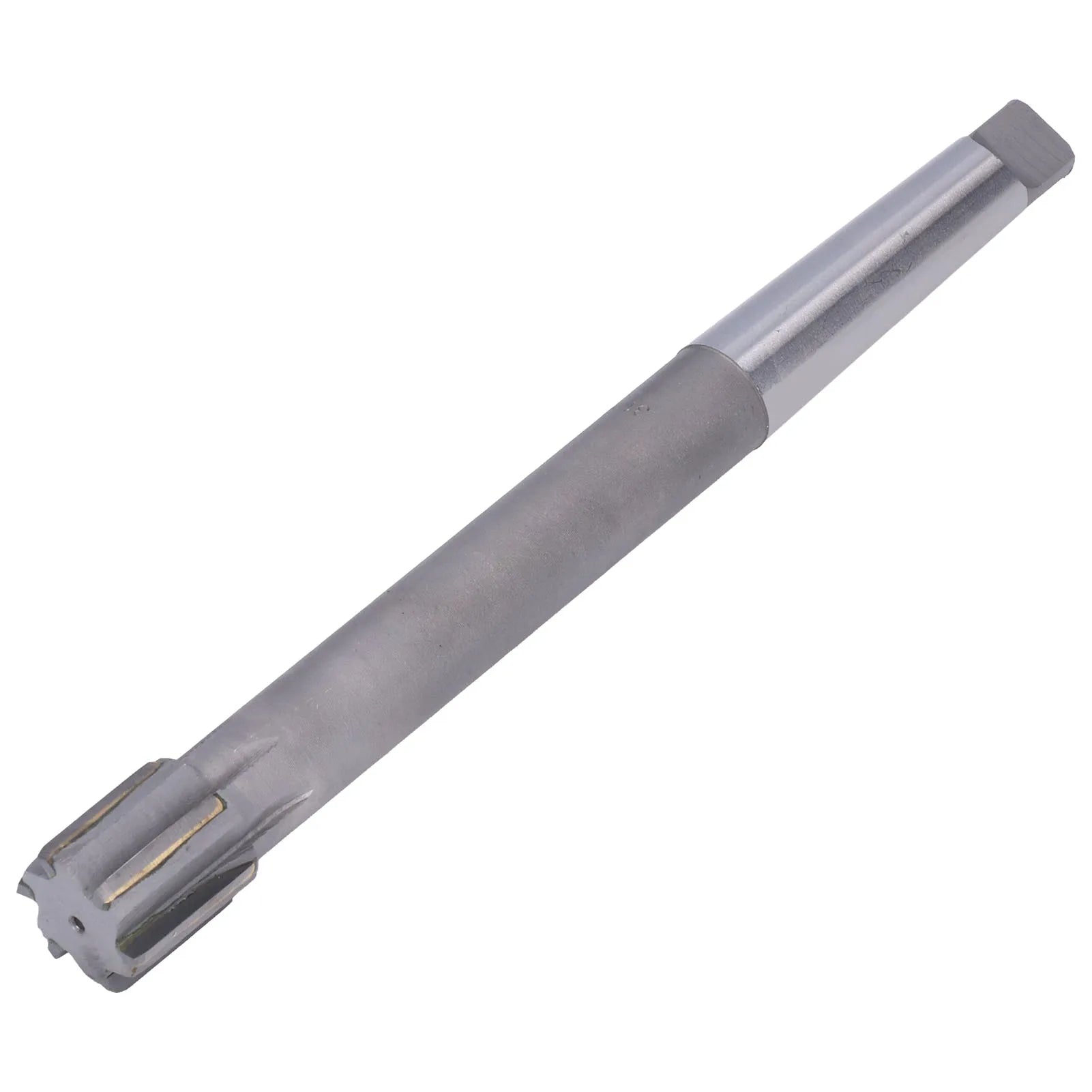 Machine Reamer Pointed Long Service Life Tungsten Steel Straight Grooves H8 Accuracy Taper Shank Reamers for Metal Peaceful Pleasures Health and Wellness