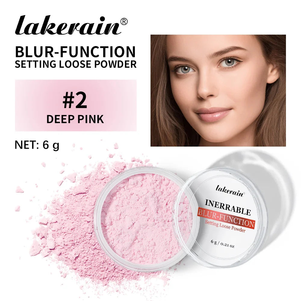 Loose Baking Setting Powder – Matte, Oil Control & Brightening Loose Setting Powder Oasis Select 02 DEEP PINK
