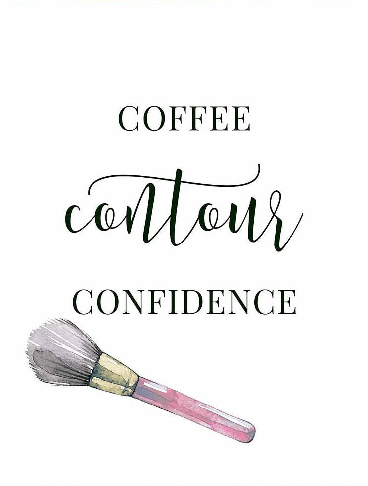 Makeup Quote Canvas Wall Art | Beauty Salon Decor Print