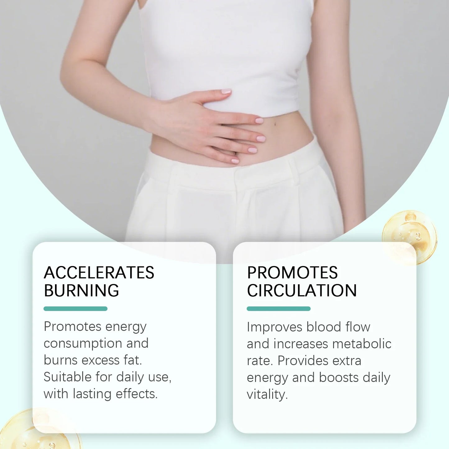 Body Contour Slimming Patches – 30 Moisturizing Skin-Fit Pads