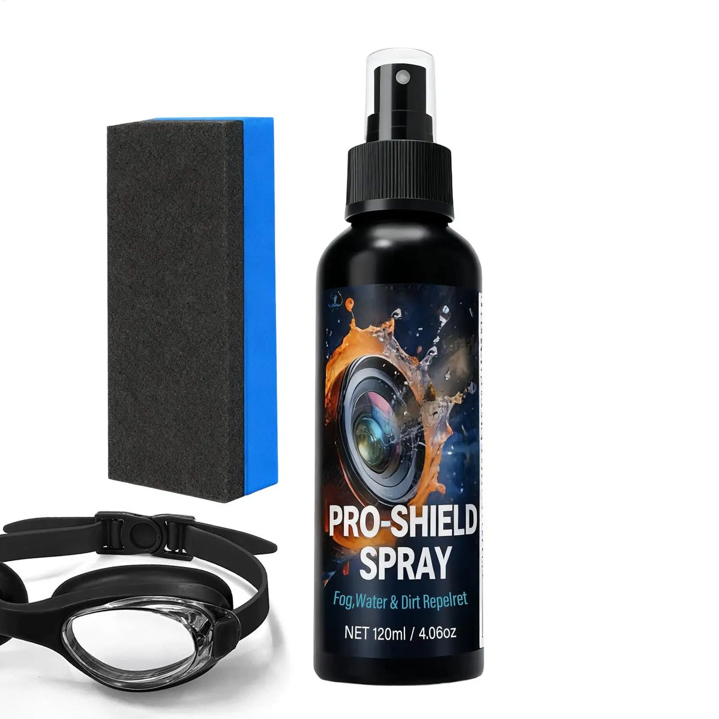 Screen & Lens Cleaner Spray Kit 120ml | Anti-Fog, Streak-Free