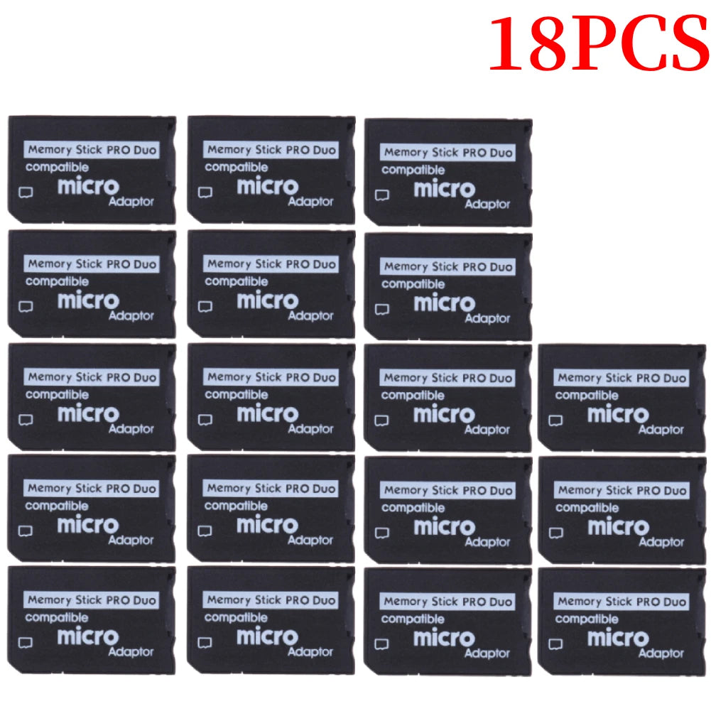 1-20PCS Support Memory Card Adapter SD Card To Memory Stick Adapter For PSP SD Card 1MB-128GB Memory Stick Pro Duo Peaceful Pleasures Health and Wellness 18PCS
