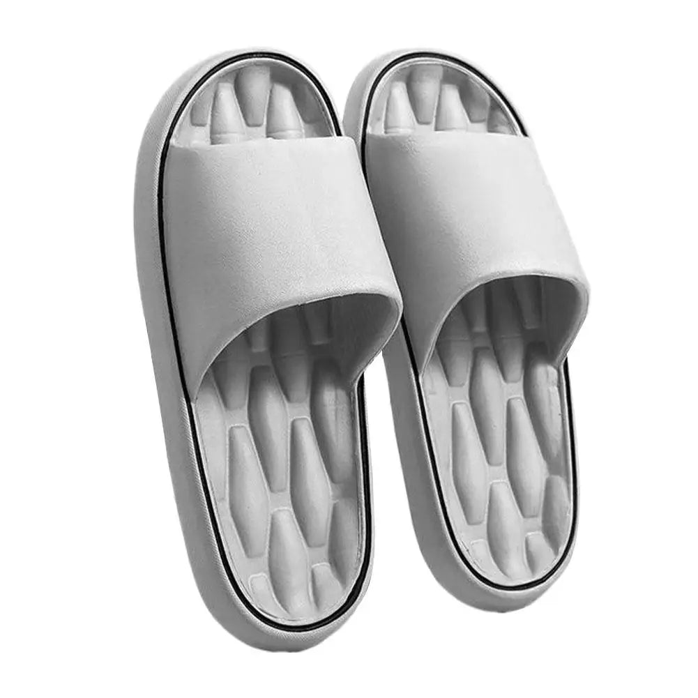 EVA Indoor Slippers Colorful Slides for Comfort Peaceful Pleasures Health and Wellness 36-37 gray