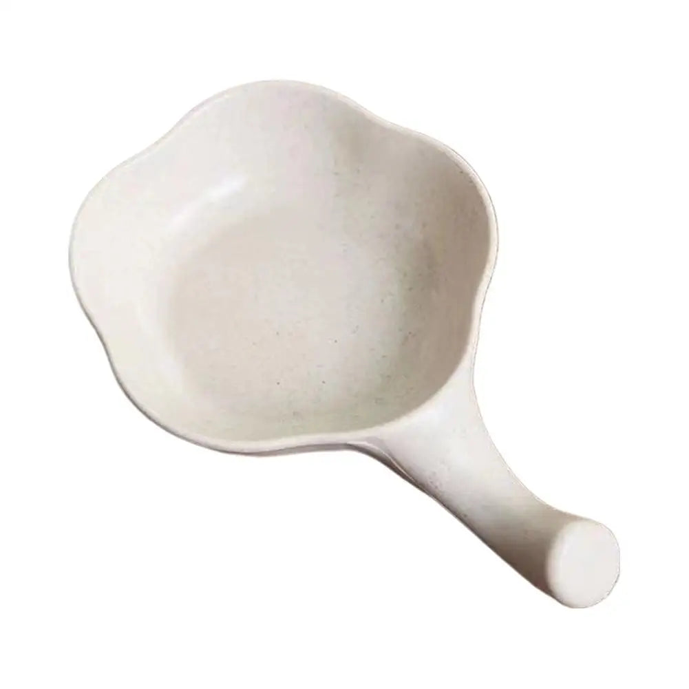 Wheat Straw Seasoning Dish with Handle | 4 Colors