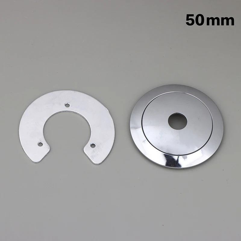 Aluminum Cap For Glass Globe Lampshade Arc Tray Flying Saucer Style Holder Lightweight Durable For Home Restaurant Lighting Peaceful Pleasures Health and Wellness 50mm Silver