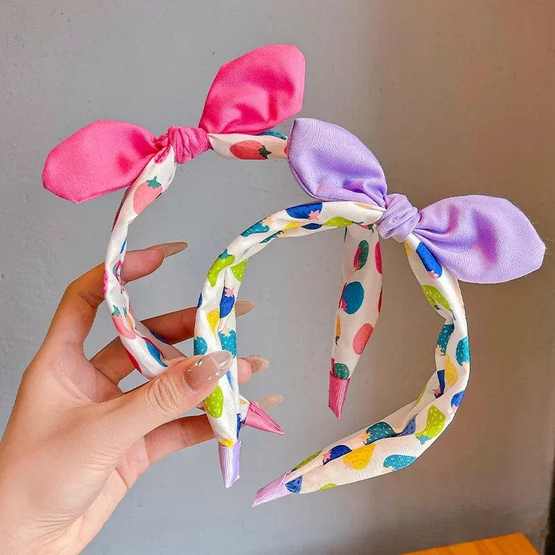 Girls Strawberry Headband – Cute Kids Hair Hoop Accessory