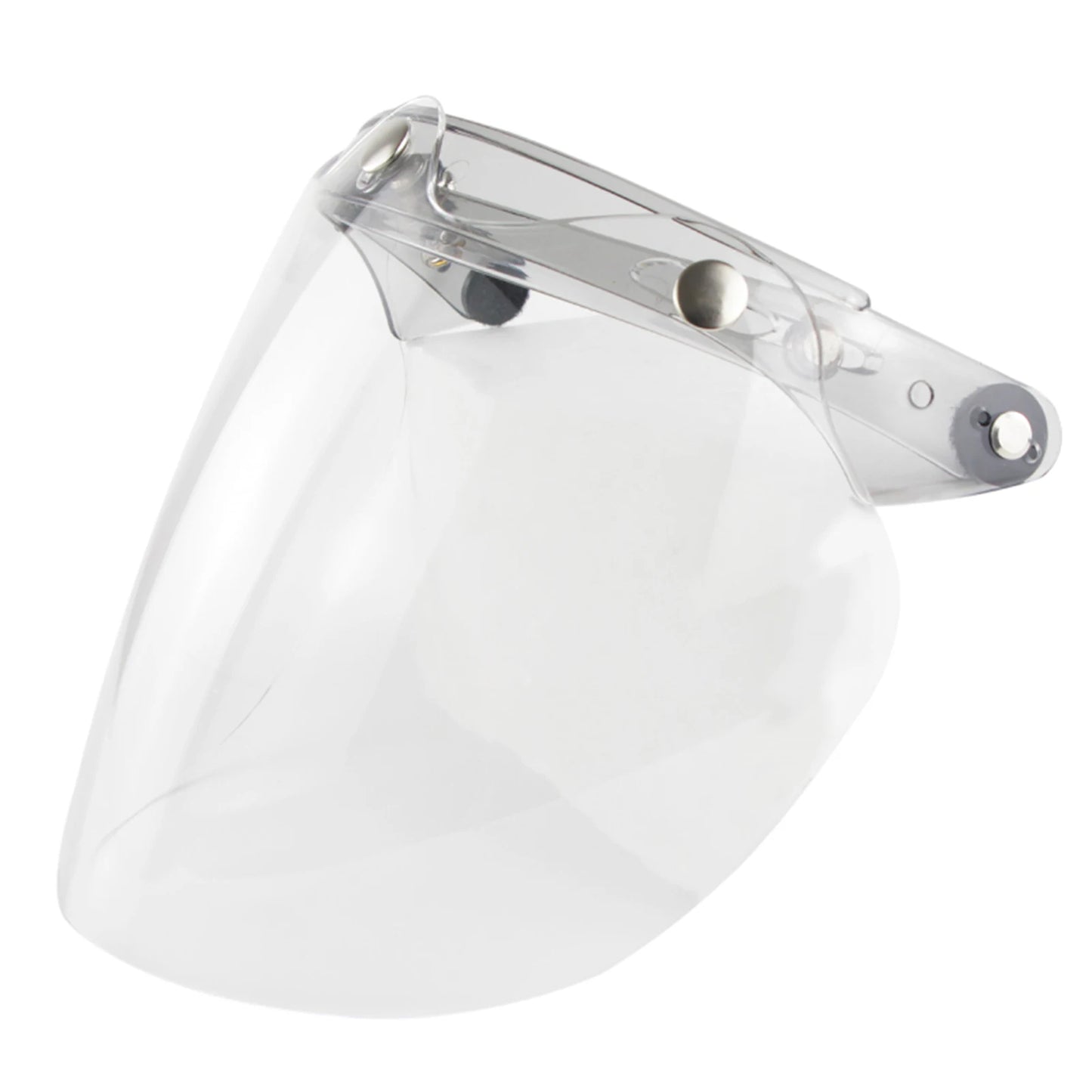 3-Snap Bubble Visor Open Face Motorcycle Helmet | Anti-UV Lens