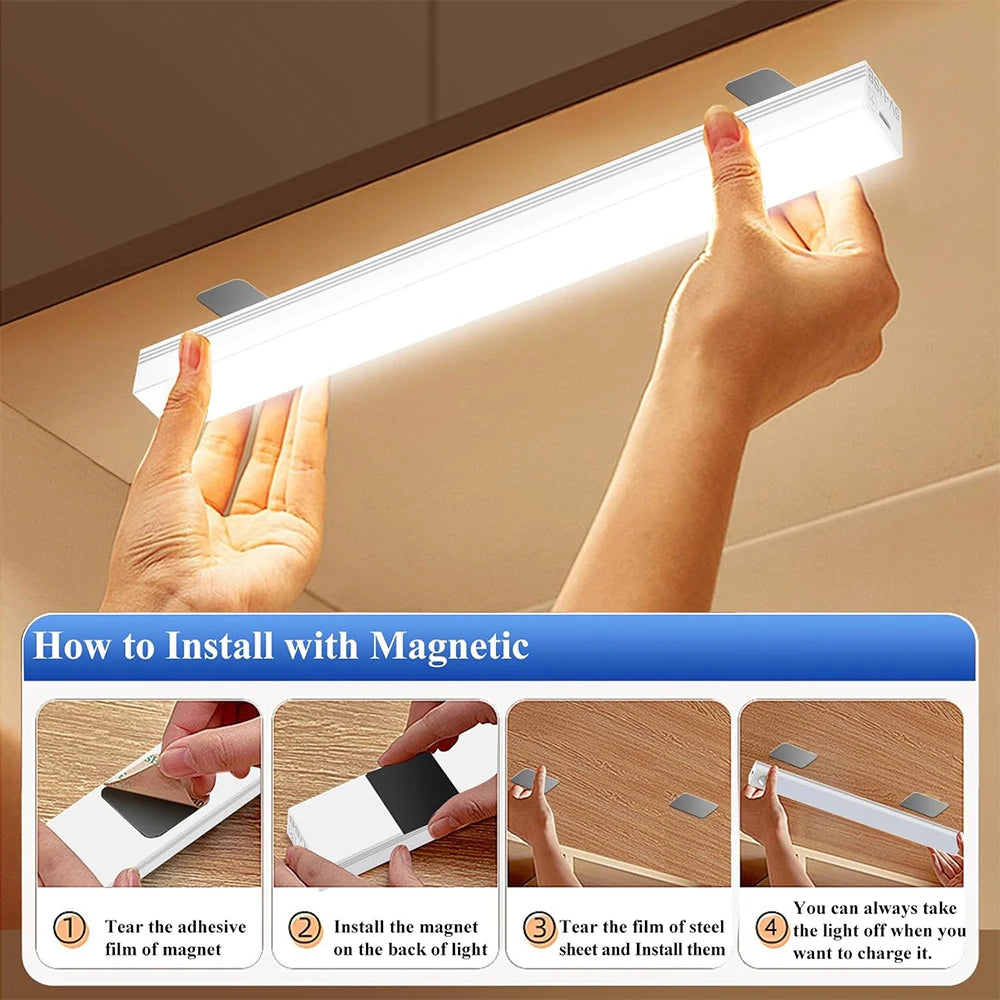 Rechargeable LED Bar Light with Motion Sensor | Cabinet & Hallway