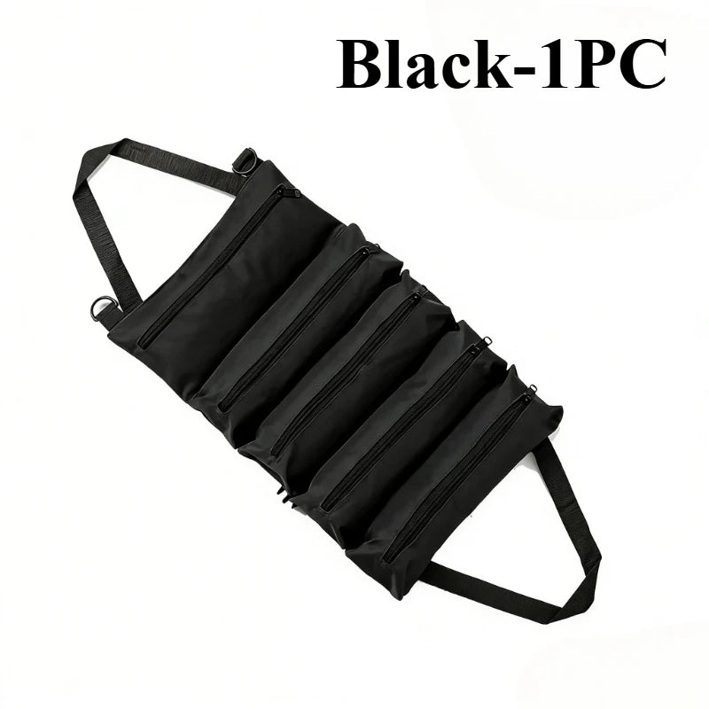 Roll-Up Multi-Pocket Tool Bag Organizer | Oxford Cloth Pouch