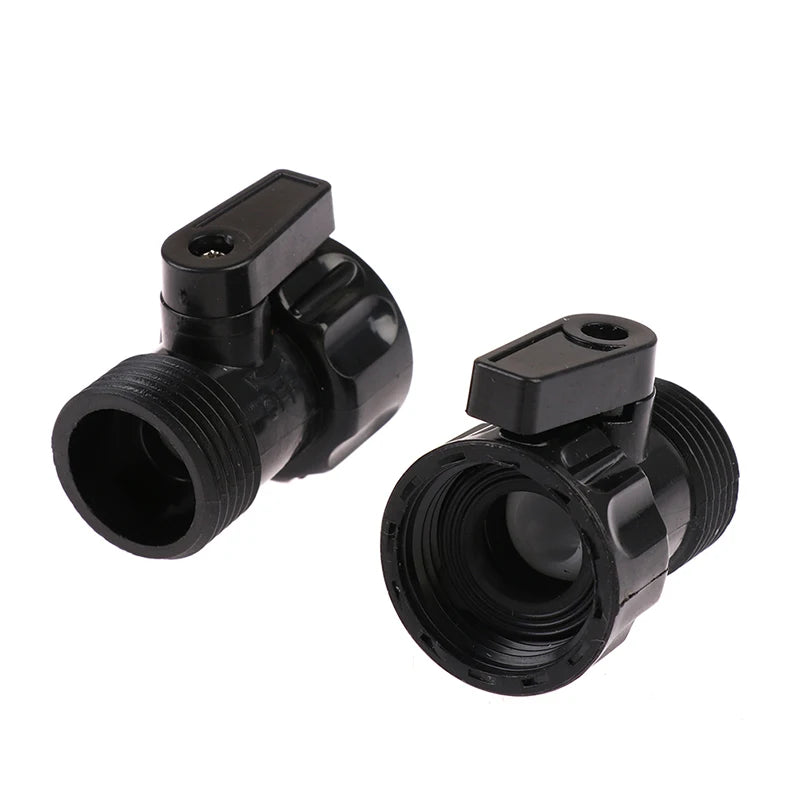 2pcs Garden Irrigation Valve 3/4" Male to Female Thread Extend Hose Switch Peaceful Pleasures Health and Wellness