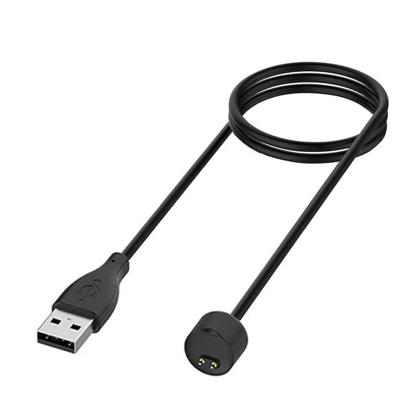 For Xiaomi Mi Band 5 6 7 Charger, Amazfit Band 5, USB Magnetic Charging Cable Replacement Charge 1.64ft / 50cm Peaceful Pleasures Health and Wellness black