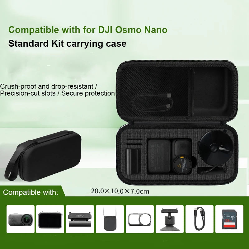 Portable Mini Bag Carrying Case For DJI Osmo Nano Waterproof Organizer Bag Protective Cover Storage Case Protection Accessories Peaceful Pleasures Health and Wellness
