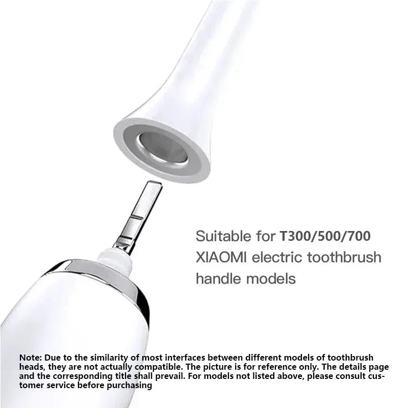 12-Pack Brush Heads for Xiaomi Mijia T300/T500/T700 | Soft