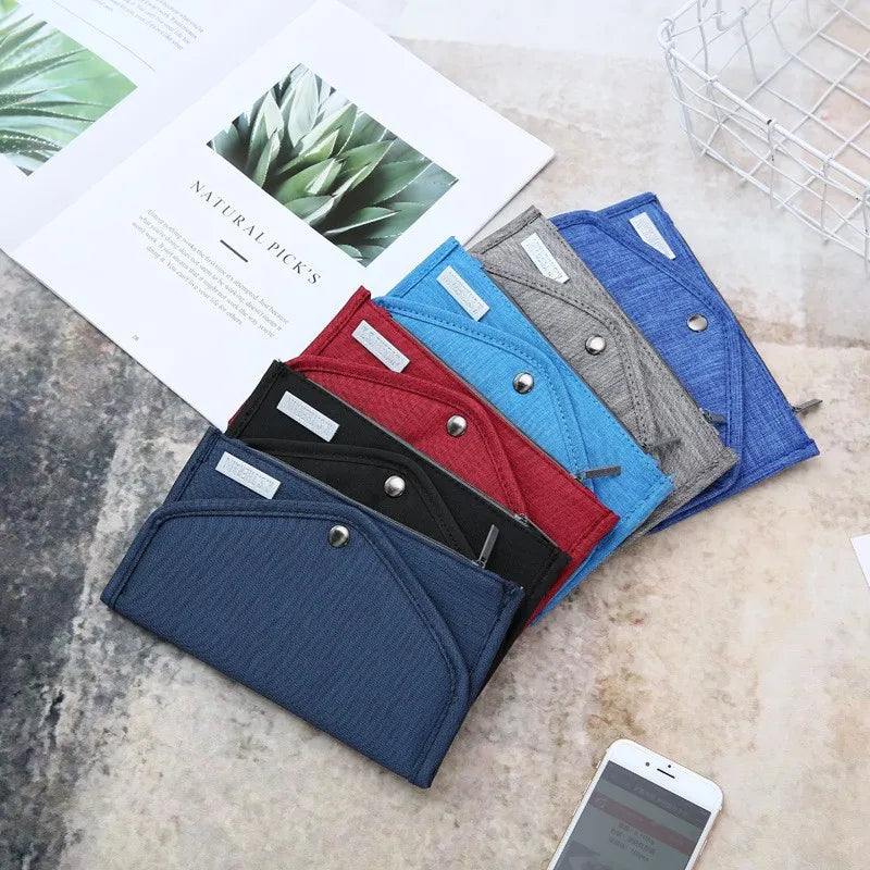 RFID Blocking Passport & Card Travel Organizer Bag