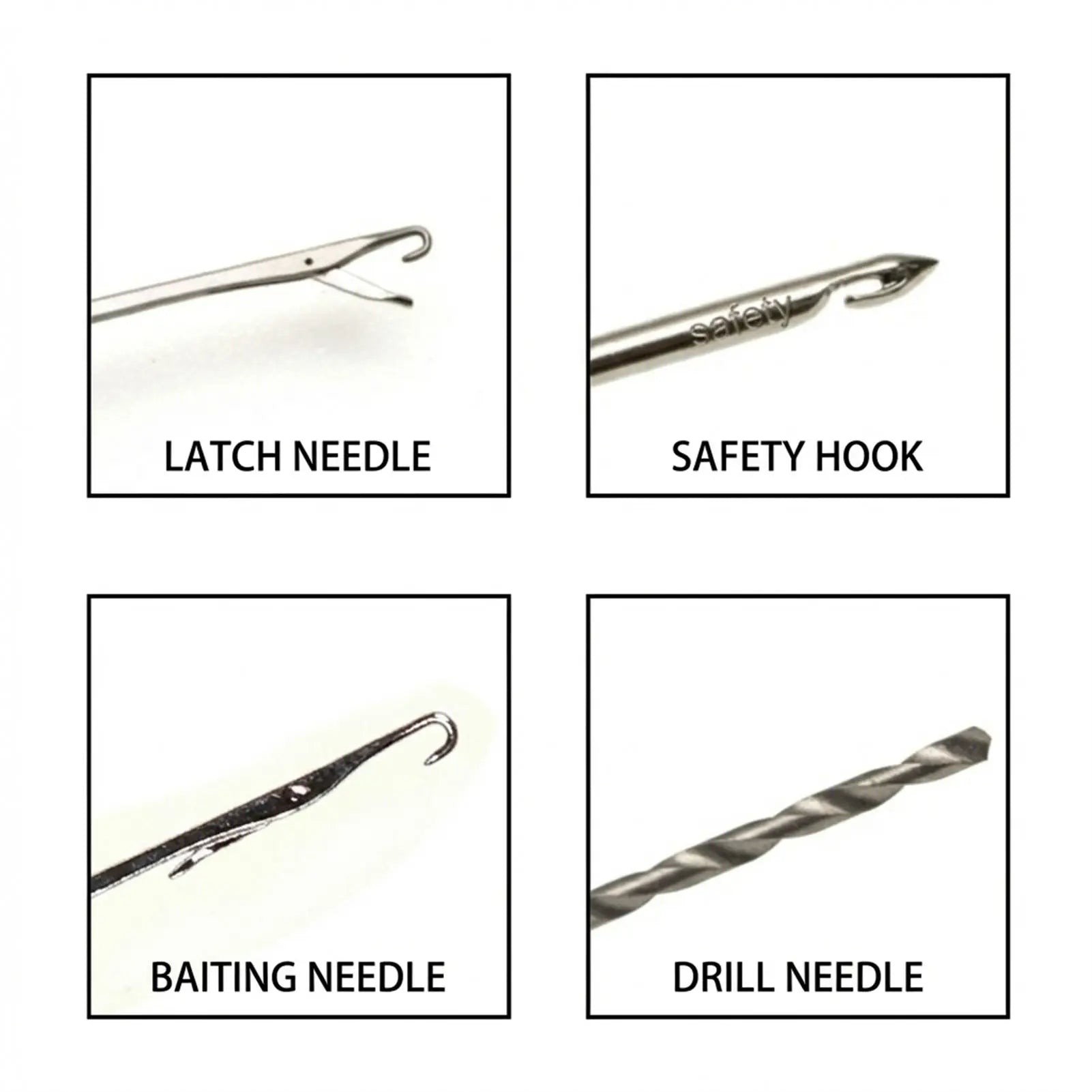 5Pcs High-Carbon Steel Fishing Tool Set Including Baiting Needles Drilling Needles and Knotting Needles For Outdoor Fishing Peaceful Pleasures Health and Wellness