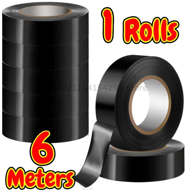 Black PVC Electrical Insulation Tape | Flame Retardant 600V