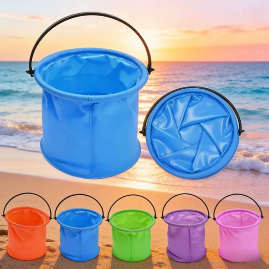 Collapsible Beach Sand Bucket – Kids' Pool & Outdoor Toy Kids Beach Toy Oasis Select