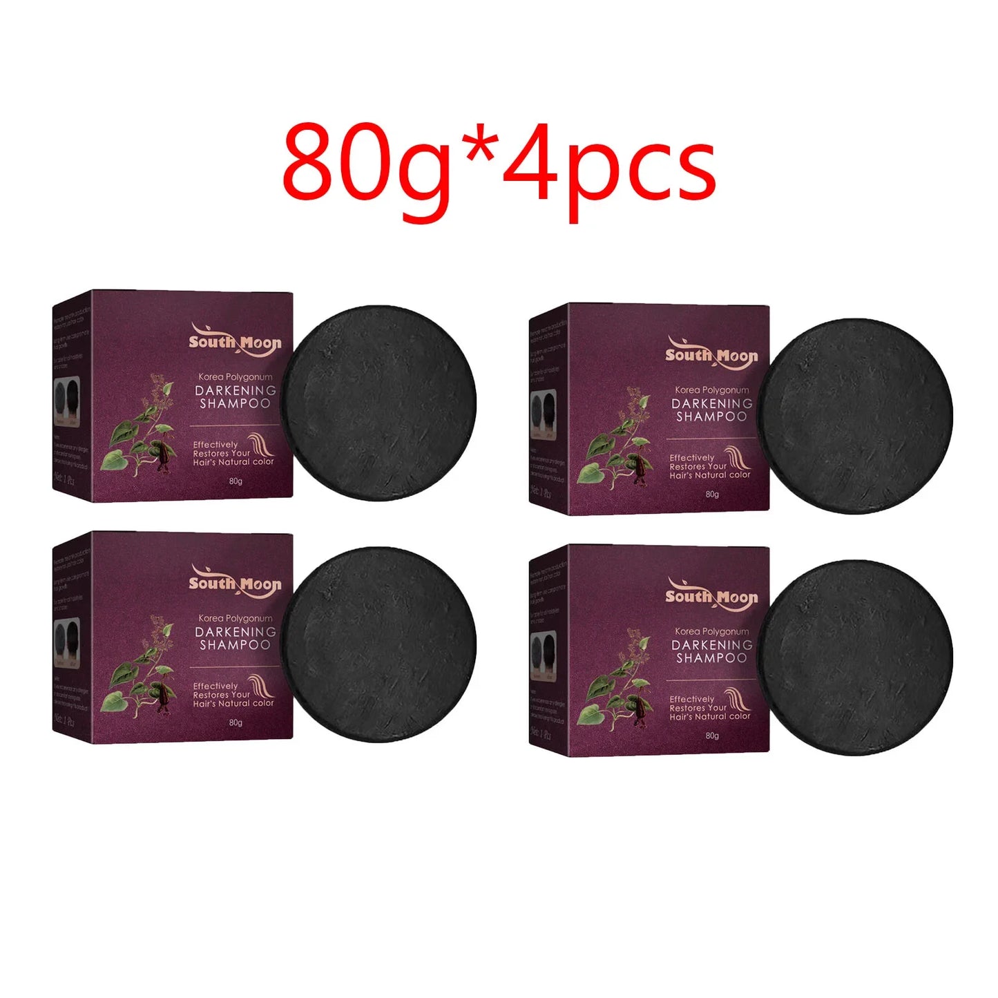 Polygonum Multiflorum Shampoo Bar – Dandruff & Hair Loss Peaceful Pleasures Health and Wellness 4pcs