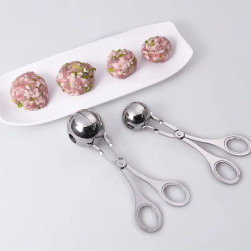 Meat Ball Maker Tool Stainless Steel Clip Round Rice Ball Shaper Spoon Meatball Making Mold Non Stick Stuffed Kitchen Gadget. Peaceful Pleasures Health and Wellness