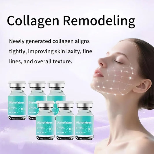 Glutathione Ampoule Essence 4ml×5 - Deep Moisturizing Facial Serum for Brightening & Firmness Peaceful Pleasures Health and Wellness