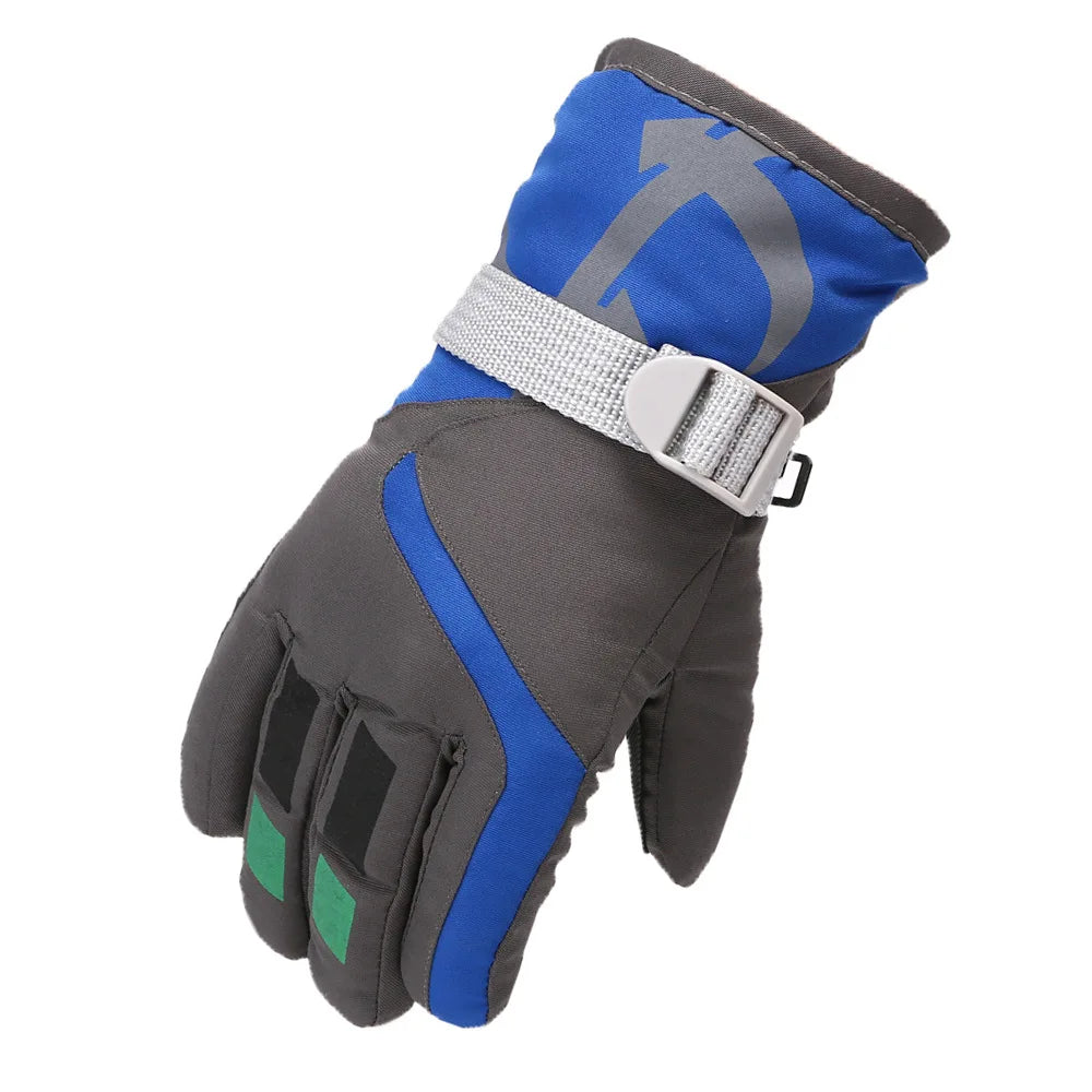 Kids Waterproof Ski Gloves | Windproof Winter Snow Gloves 4–7