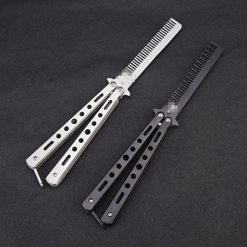 Butterfly Training Comb Stainless Steel Balisong Flipper