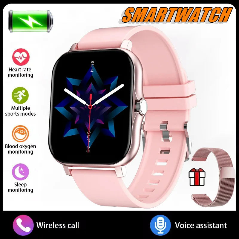 New Smartwatch BT Call Health&Sleep Monitoring 1.83''HD Screen Kids Smart Watch Waterproof Fashoin Sports Bracelet For Women Men Peaceful Pleasures Health and Wellness Pk20Milan