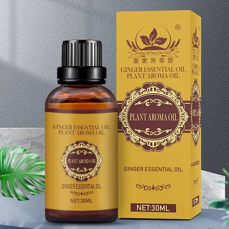 30ml Ginger Essential Massage Oil | Aromatherapy & Body Care