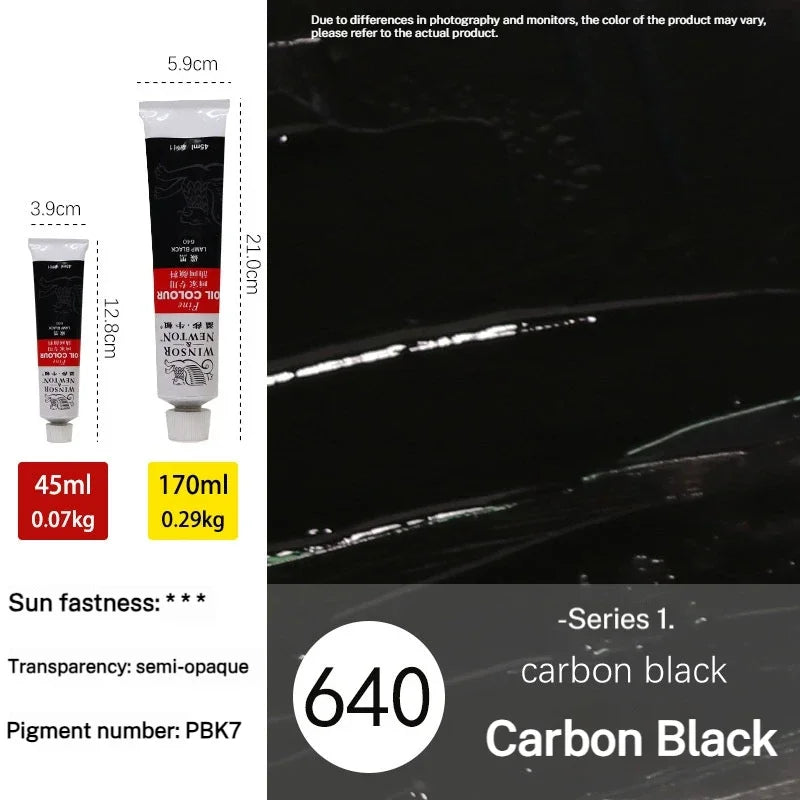 Bview Art Oil Painting Pigment Tube Acrylic Paint Artist Drawing
