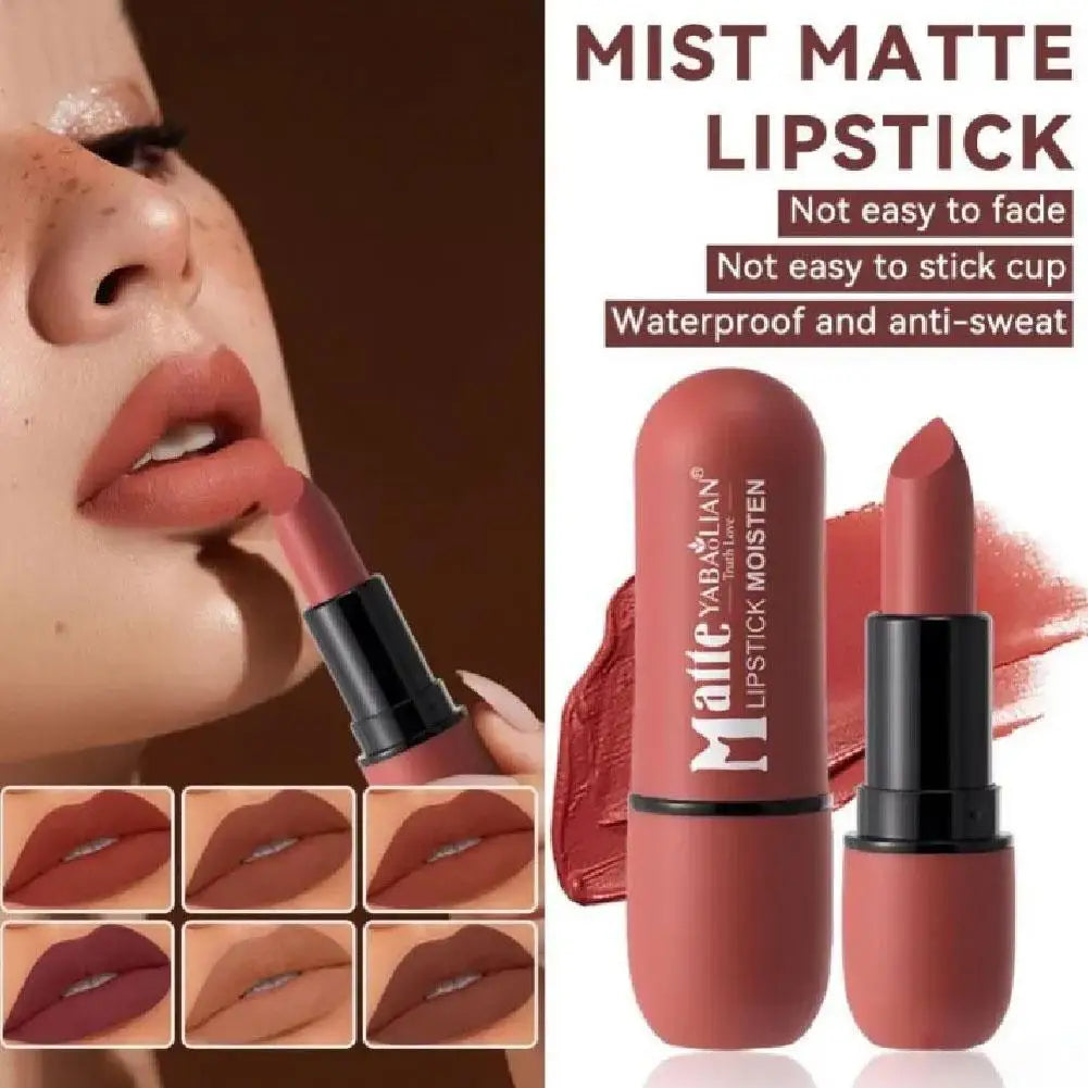 Velvet Matte Lipstick – Waterproof, Long-Lasting & Hydrating