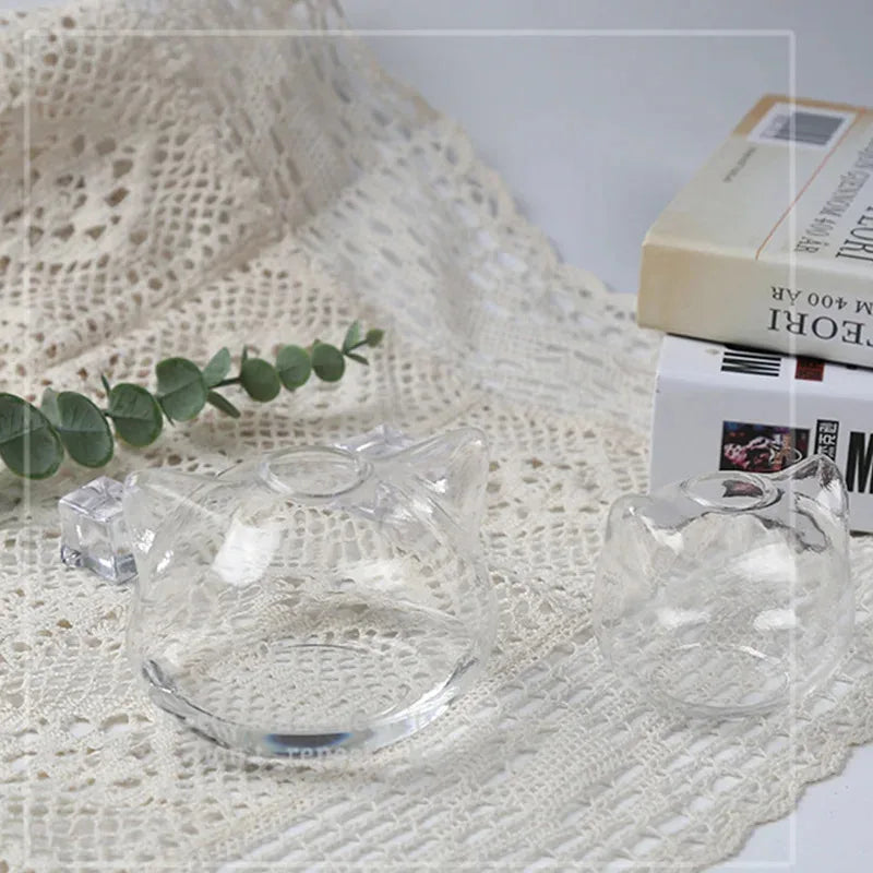 Cat-Shaped Glass Vase | Hydroponic Succulent Planter & Terrarium