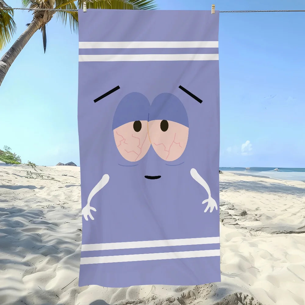 Towelie Cartoon Microfiber Quick-Dry Beach Towel | Fun Print Microfiber Beach Towel Peaceful Pleasures Health and Wellness 9 50x100cm