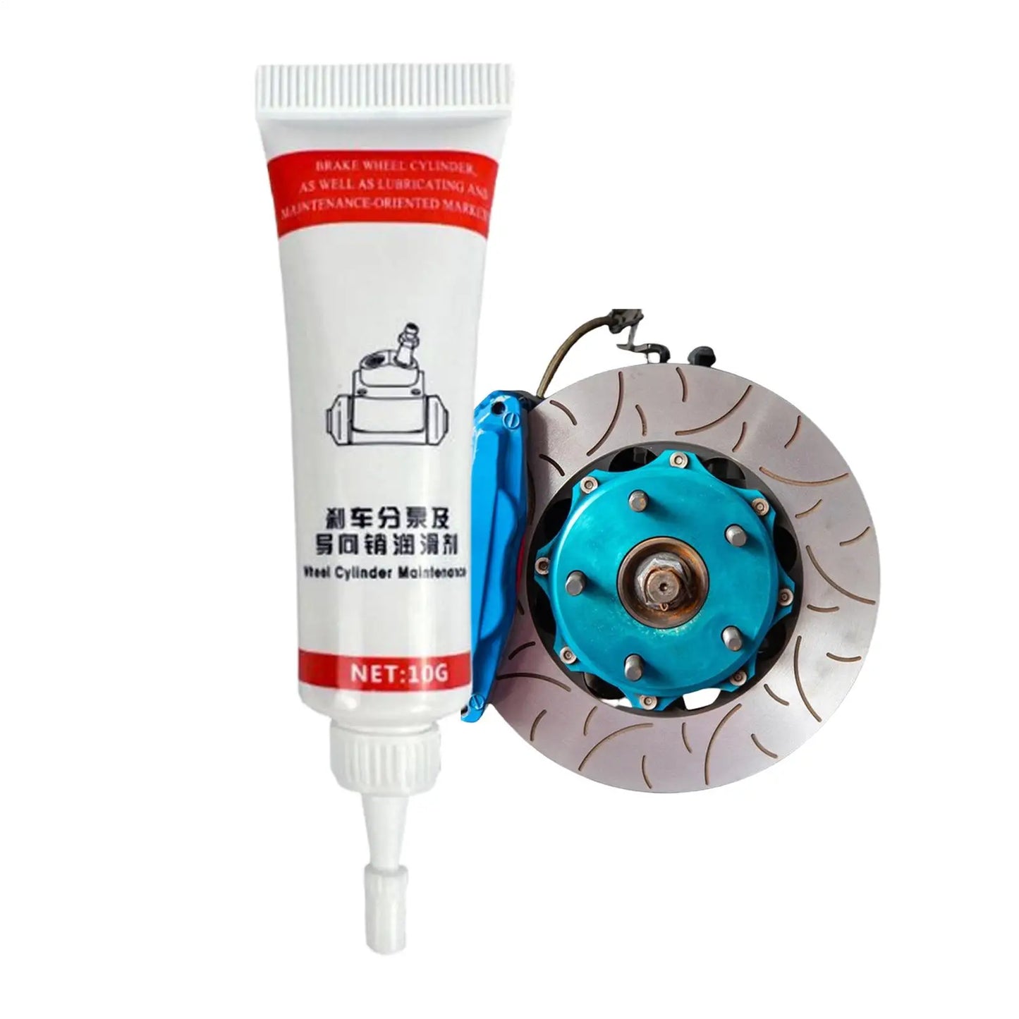 Brake Caliper Guide Pin Grease 10g – Heat-Resistant Lubricant Brake Caliper Grease Peaceful Pleasures Health and Wellness