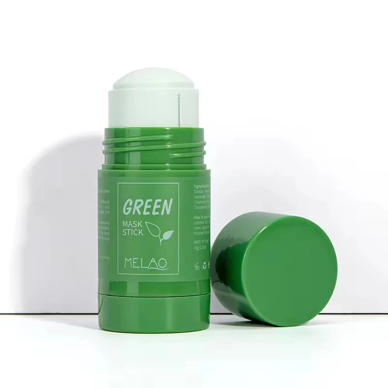 MELAO Green Tea Detox Clay Mask Stick – Purifying Mud Mask