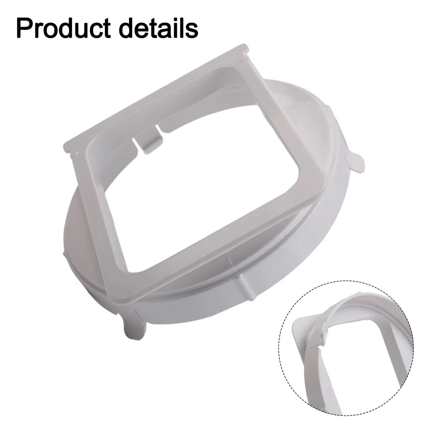 150mm Portable AC Exhaust Hose Adapter – Square to Round Fit