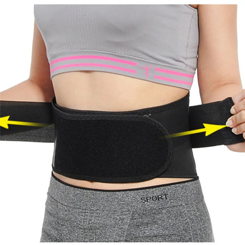 Waist Support Women Adjustable Self Heating Magnetic Therapy Back Waist Support Belt Lumbar Brace Massage Band Health Care Peaceful Pleasures Health and Wellness