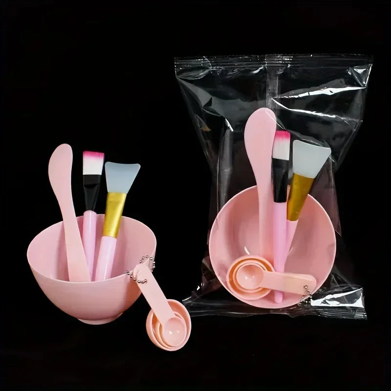 7-Piece DIY Face Mask Mixing Bowl Set | Spatula & Brush Kit
