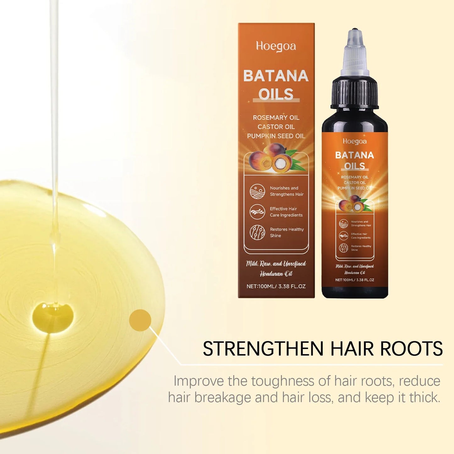 Batana & Rosemary Hair Growth Oil – Scalp Nourishing Treatment