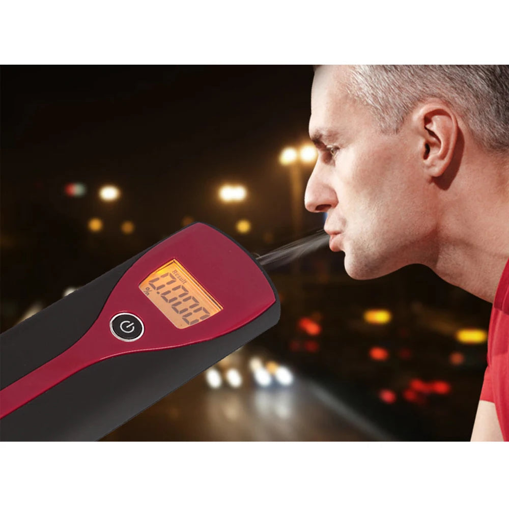 Breathalyzer Non-contacting Blowing Alcohol Analyzer Meter Portable