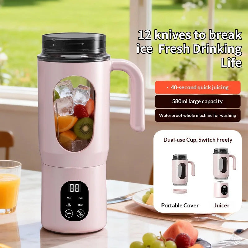 Portable Wireless Electric Juicer Cup – 200W Handheld Blender